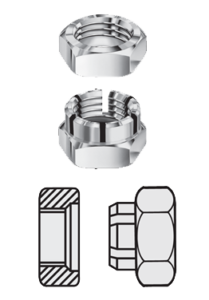 Diagram of Lok-Mor's DRAKE locknut.