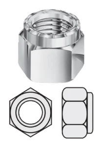 Diagram of an N-LOC nylon insert locknut.